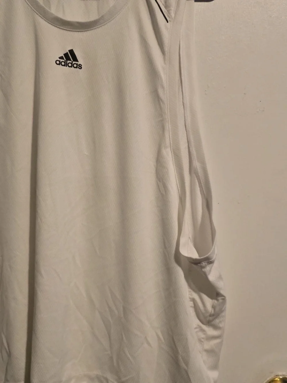 adidas White Men’s Performance Tank Top